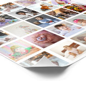 デザイン独自の25フォトコラージュ フォトプリント            (角)