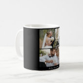 デザイン独自の3フォトコラージュ コーヒーマグカップ (正面左)