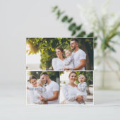 デザイン独自の3フォトコラージュ シーズンカード (スタンド正面)