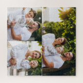 デザイン独自の3フォトコラージュ ジグソーパズル (横)