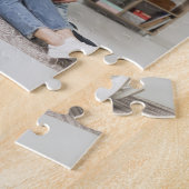 デザイン独自の3フォトコラージュ ジグソーパズル (側面)