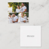 デザイン独自の3フォトコラージュ ノートカード (正面/裏面)