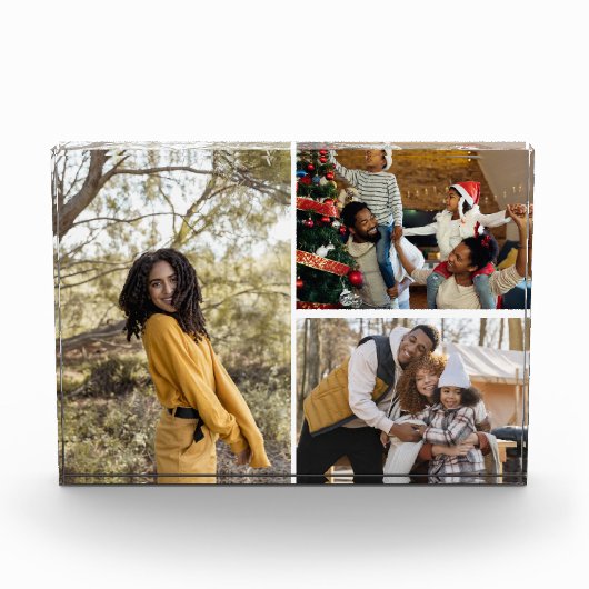 デザイン独自の3フォトコラージュ フォトブロック (正面)