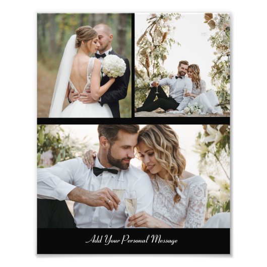 デザイン独自の3フォトコラージュ フォトプリント            (正面)