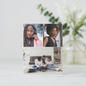 デザイン独自の3フォトコラージュ ポストカード (スタンド正面)