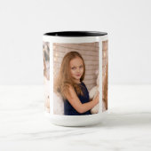 デザイン独自の3フォトコラージュ マグカップ (中央)