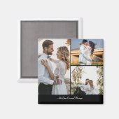 デザイン独自の3フォトコラージュ マグネット (正面/裏面)