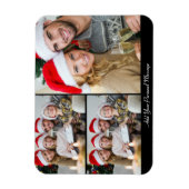 デザイン独自の3フォトコラージュ マグネット (縦)