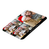 デザイン独自の3フォトコラージュ マグネット (左側)