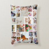 デザイン独自の30フォトコラージュ アクセントクッション (正面(垂直))