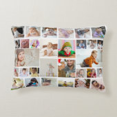デザイン独自の30フォトコラージュ アクセントクッション (裏面)
