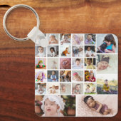 デザイン独自の30フォトコラージュ キーホルダー (正面)