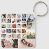 デザイン独自の30フォトコラージュ キーホルダー (裏面)