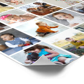 デザイン独自の30フォトコラージュ ポスター (角)