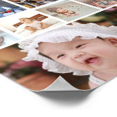 デザイン独自の30フォトコラージュ ポスター (角)