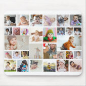 デザイン独自の30フォトコラージュ マウスパッド (正面)