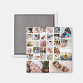 デザイン独自の30フォトコラージュ マグネット (正面/裏面)