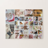 デザイン独自の35フォトコラージュのポスター ジグソーパズル (横)