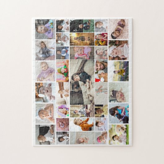 デザイン独自の35フォトコラージュのポスター ジグソーパズル (縦)