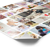 デザイン独自の35フォトコラージュのポスター フォトプリント (角)