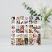 デザイン独自の35フォトコラージュ シーズンカード (スタンド正面)