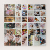 デザイン独自の35フォトコラージュ ジグソーパズル (横)