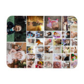 デザイン独自の35フォトコラージュ マグネット (横)
