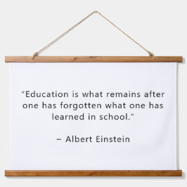 デザイン独自の36x26引用文ウォールつるのタペストリー 吊り下げ型タペストリー