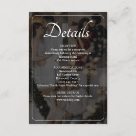 デザイン独自の3 Photo Collage 結婚's エンクロージャーカード