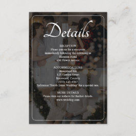 デザイン独自の3 Photo Collage 結婚's エンクロージャーカード