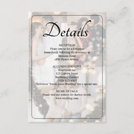 デザイン独自の3 Photo Collage 結婚's エンクロージャーカード