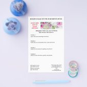 デザイン独自の4つのフォトビジネスマーケティング配布資料 チラシ (シングル)