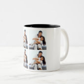 デザイン独自の4コラージュ写真 ツートーンマグカップ (正面右)