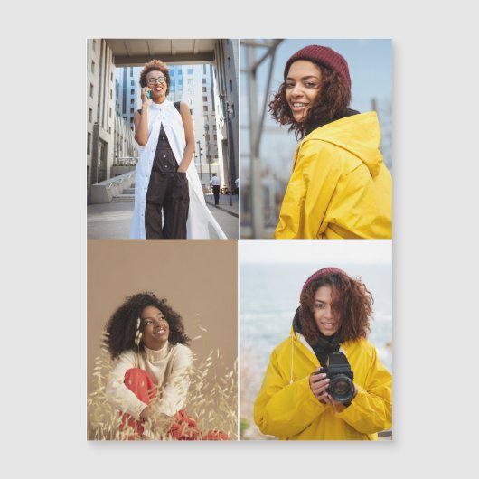 デザイン独自の4フォトコラージュ (正面)