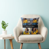 デザイン独自の4フォトコラージュ クッション (椅子)