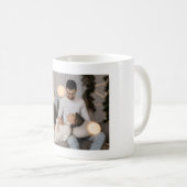 デザイン独自の4フォトコラージュ コーヒーマグカップ (正面右)