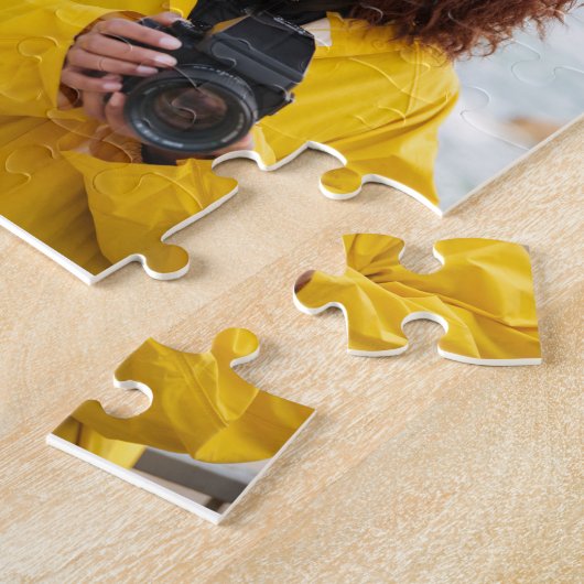 デザイン独自の4フォトコラージュ ジグソーパズル (側面)