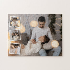 デザイン独自の4フォトコラージュ ジグソーパズル