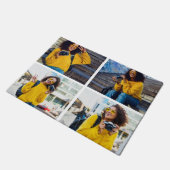 デザイン独自の4フォトコラージュ ドアマット (アングル)