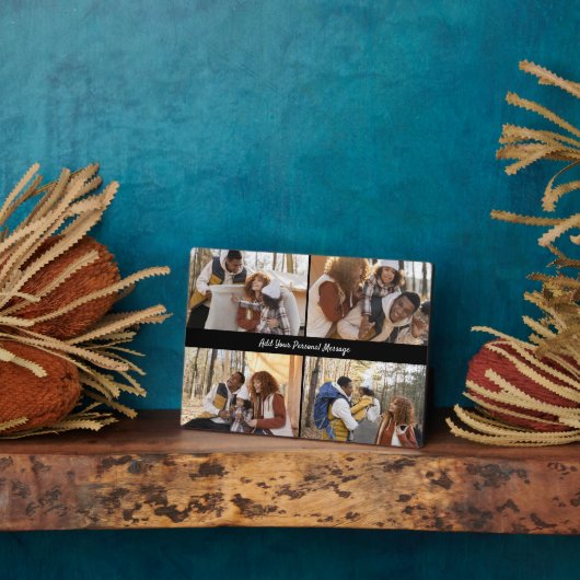 デザイン独自の4フォトコラージュ フォトプラーク (側面)