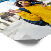 デザイン独自の4フォトコラージュ ポスター (角)