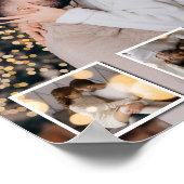 デザイン独自の4フォトコラージュ ポスター (角)