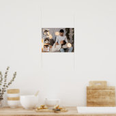 デザイン独自の4フォトコラージュ ポスター (キッチン)