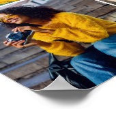 デザイン独自の4フォトコラージュ ポスター (角)