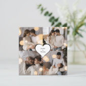 デザイン独自の4フォトコラージュ 案内状 (スタンド正面)