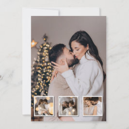 デザイン独自の4フォトコラージュ 案内状