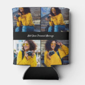 デザイン独自の4フォトコラージュ 缶クーラー (裏面)