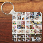 デザイン独自の40フォトコラージュ キーホルダー (正面)