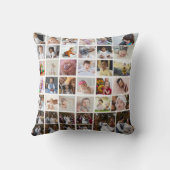 デザイン独自の40フォトコラージュ クッション (裏面)
