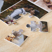 デザイン独自の40フォトコラージュ ジグソーパズル (側面)